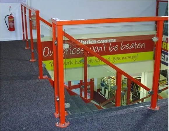 Glass Balustrade & Balustrading Panels to Showroom Manchester