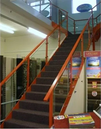 Glass Balustrade & Balustrading to Showroom Area