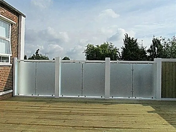 Glass Balustrade Balustrading Satin and Clear External Features Sunbury