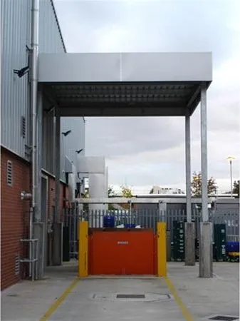 Metal and Cladd External Loading Bay Cover