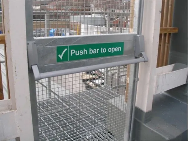 Emergency Door Retail Supermarket Sheffield Metalwork Package