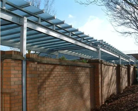 Patent Glazed Roof Walkway Offices Milton Keynes