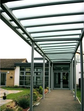 Patent Glazed Roof Walkway School Aylesbury