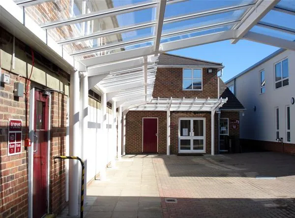 Patent Glazed Roof Walkway School Tunbridge Wells