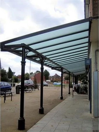 Patent Glazed Roof Walkway Shops Walsall