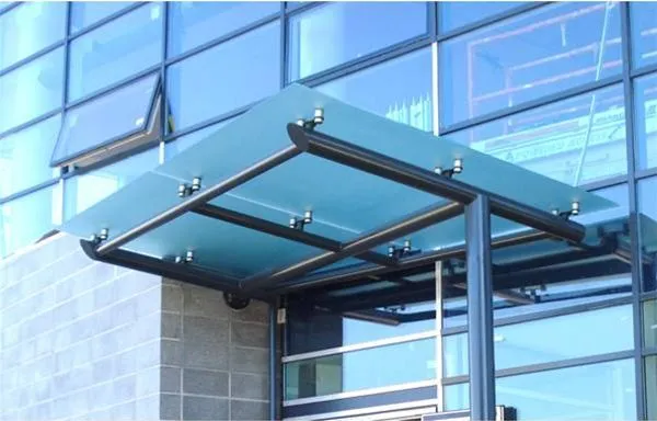 Satin Glass Entrance Feature Stadium Cardiff
