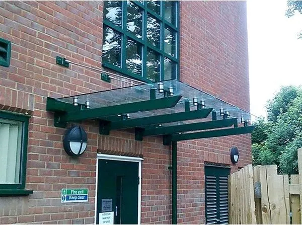 Suspended Glass Canopy Unit Offices Cambridge