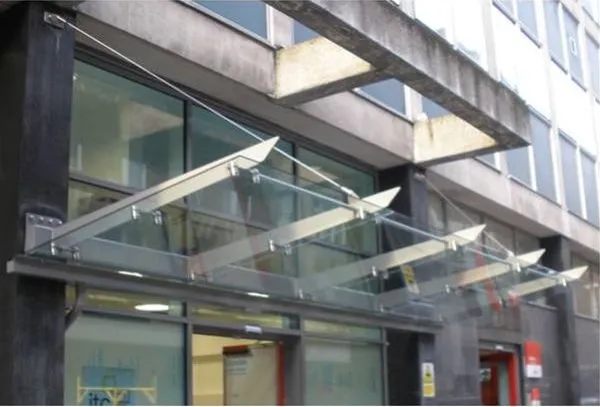 Suspended Glass Canopy Offices London