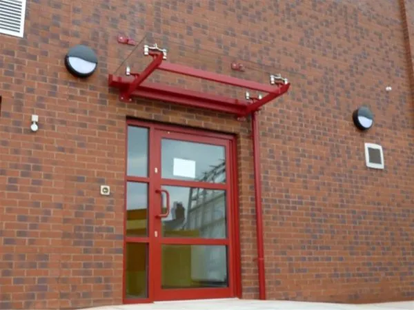 Suspended Glass Canopy Fire Station Normanton