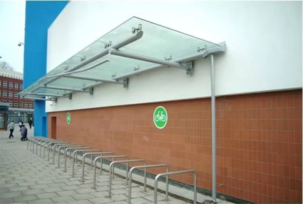 Suspended Glass Canopy Supermarket Halesowen