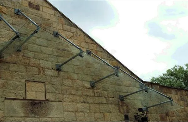 Suspended Glass Canopy Offices Leeds