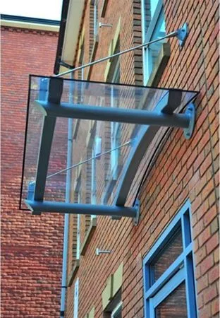 Curved Polycarbonate Canopy Clinic Sutton Coldfield