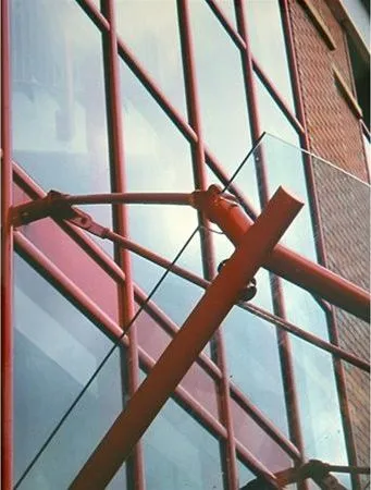 Suspended Glass Canopy Offices Mansfield