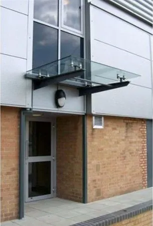 Suspended Glass Canopy Offices Croydon