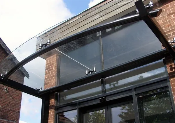 Supported Glass Canopy Library Ormskirk
