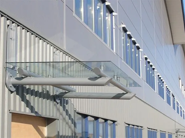 Supported Glass Economy Style Canopy Warehouses Brighton