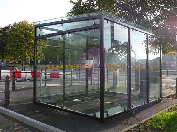 Fully Enclosed Glass Kiosk Chesterfield