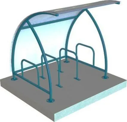 Modern Bike Storage Unit Royal Mail Offices Romford With 3D Images