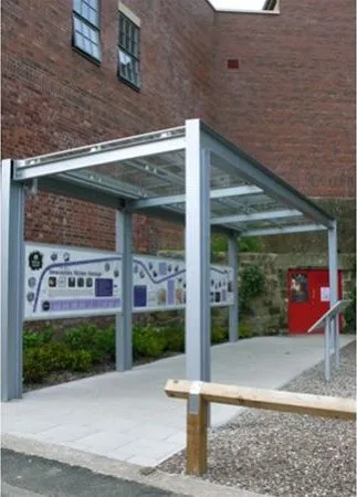 Supported Glass Feature Heritage Trail Newcastle