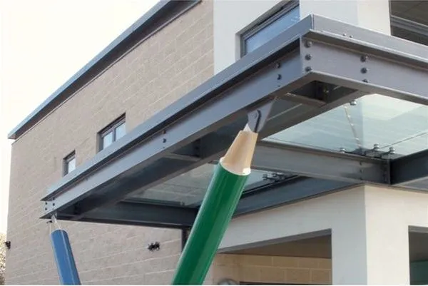 Supported Glass Entrance Feature School Blackburn
