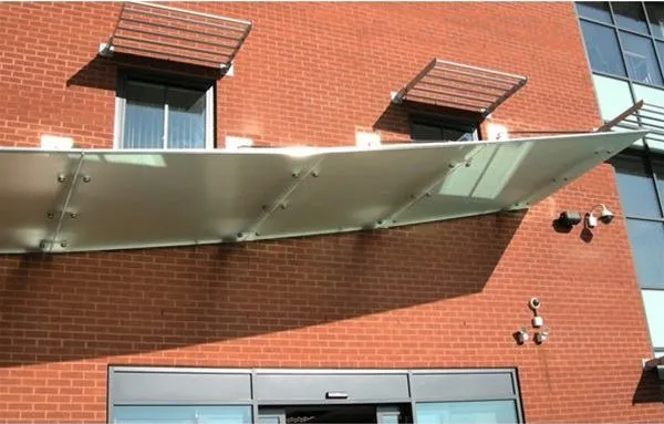 Faceted Glass Entrance Feature Hospital Crewe