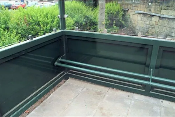 Enclosed Metal and Glass Waiting Shelter Kelso