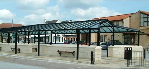 Fully Enclosed Glass Bus Station Project Tadcaster