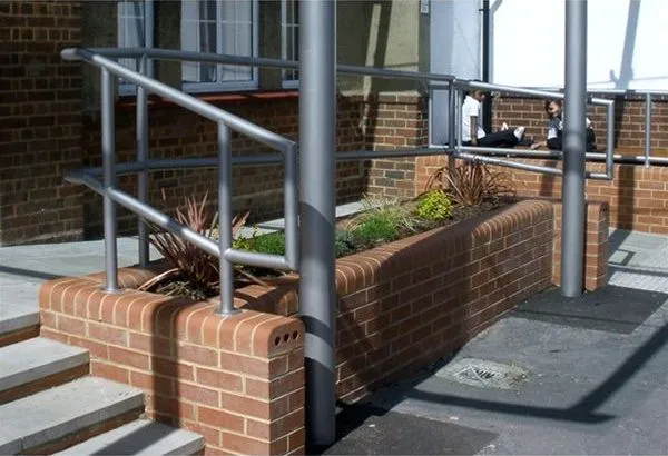 Integral Canopy Metal Railings School Croydon