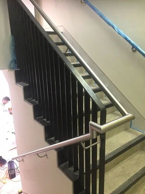 Stainless & Decorated Steel Railings Indigo House Twickenham