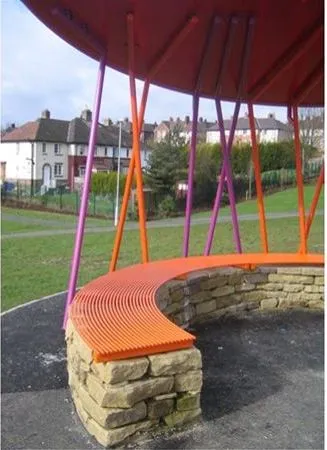 Fabricated Playground Seating Cover