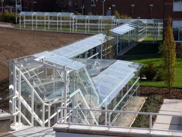 Full Enclosed Glass Walkway Offices Slough