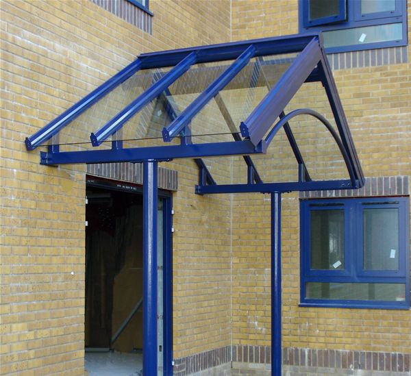 SPC05 Supported Apex Glass Canopy Offices HMS Raleigh