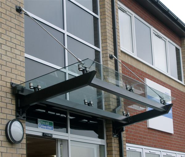 SC35 Suspended Glass Canopy Offices Wakefield Urban Design